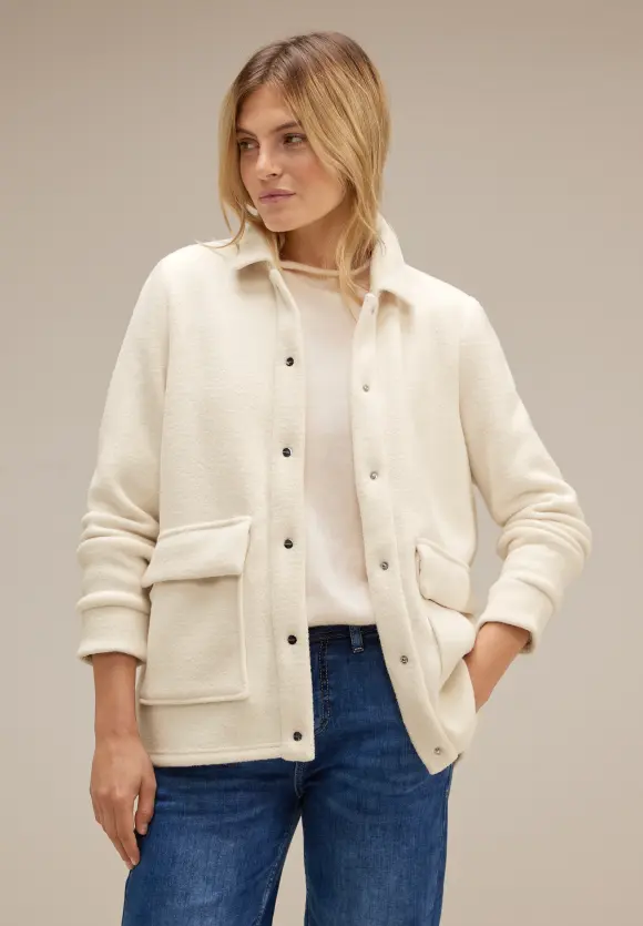 Street One Softe Jacke mit Hemdkragen
