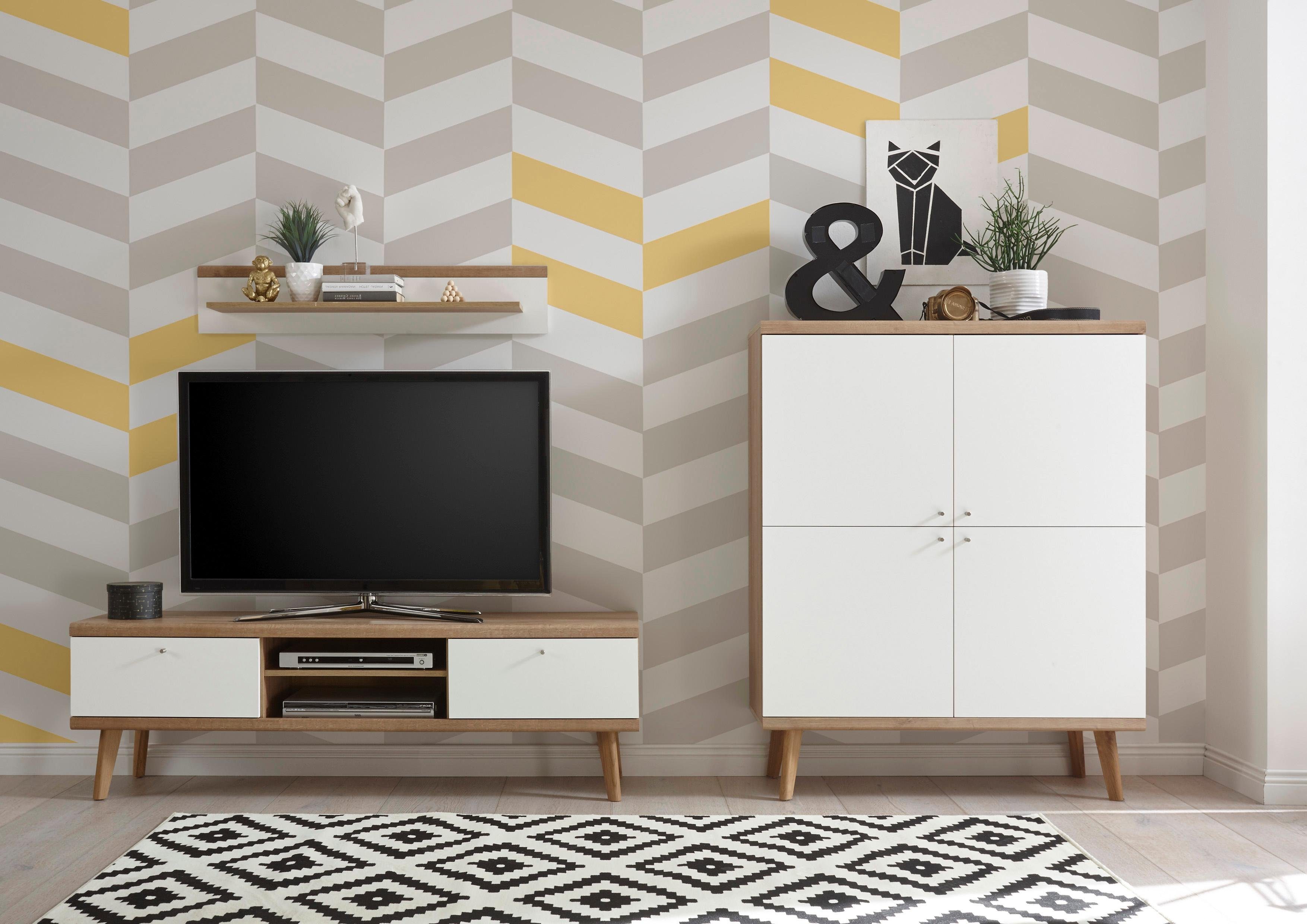 andas Wohnwand Merle, (Set, 3-St), aus der freundin Home Collection