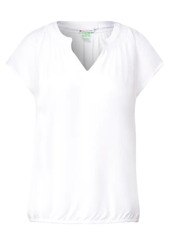 Street One Viskosebluse mit Elastiksaum