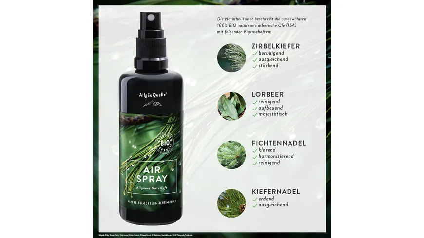 AllgäuQuelle AirSpray Allgäuer Naturluft 100 ml