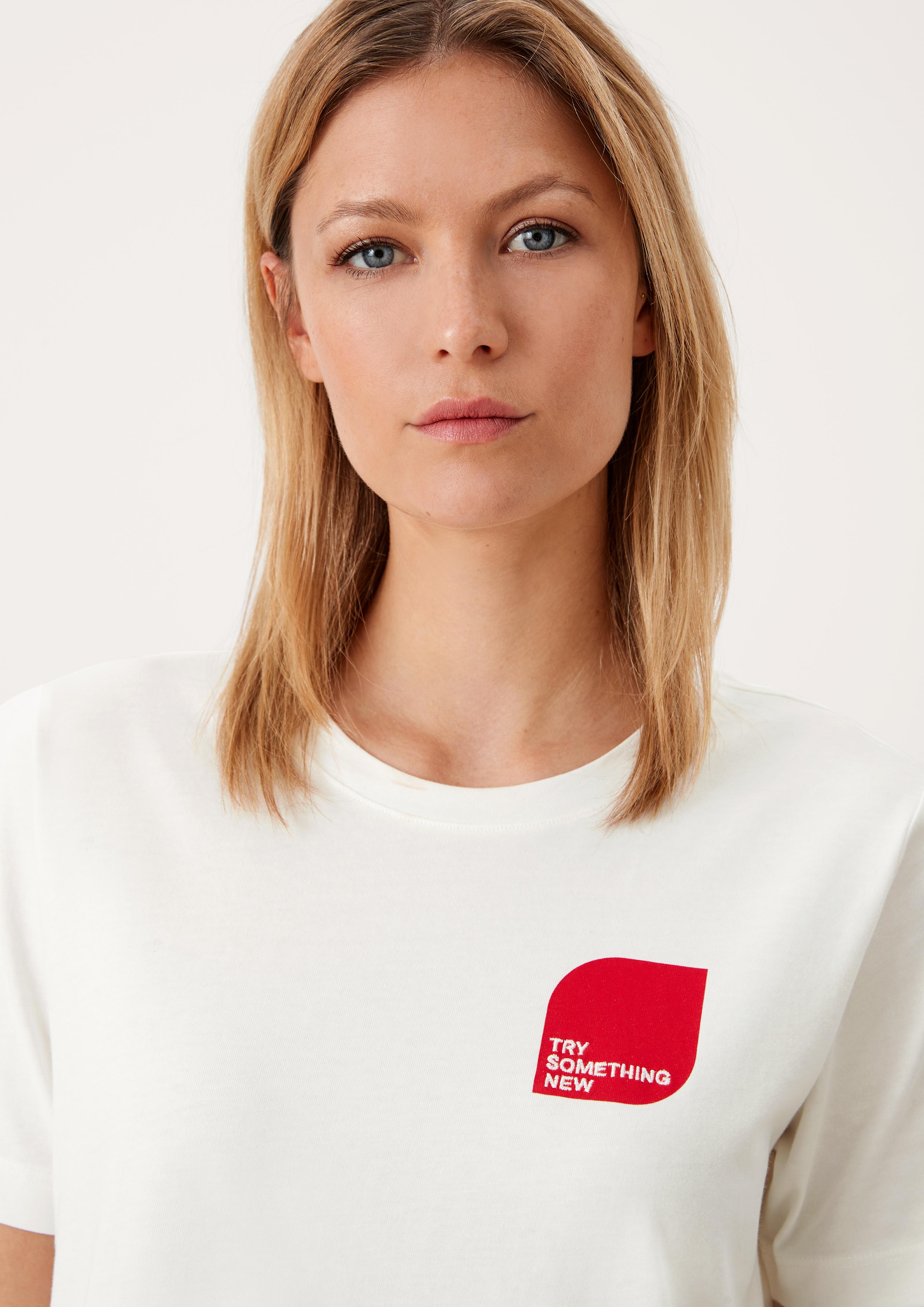 Lockeres Jerseyshirt mit Print  2125238-02D1
