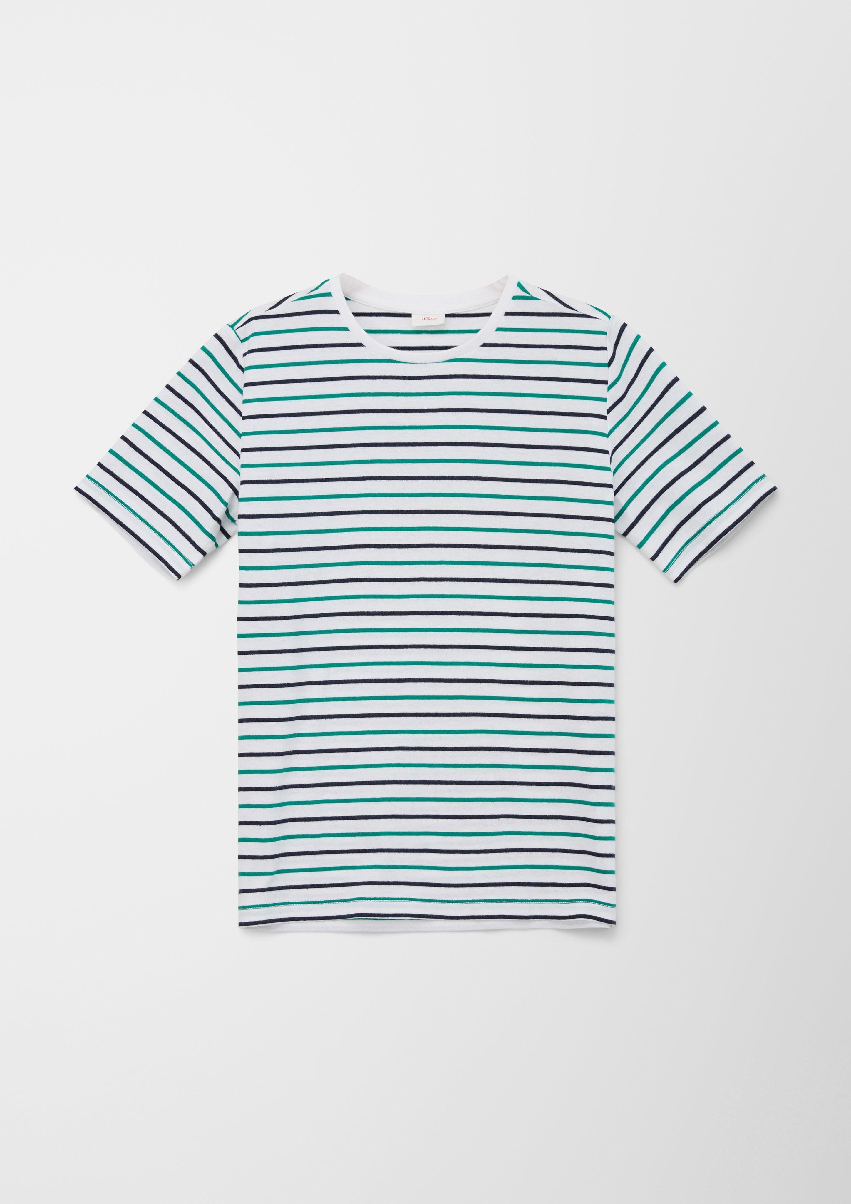 T-Shirt mit Streifen  2130514-01G1