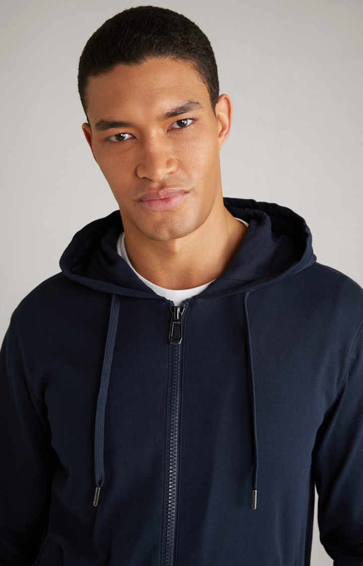 Loungewear-Sweatjacke in Navy