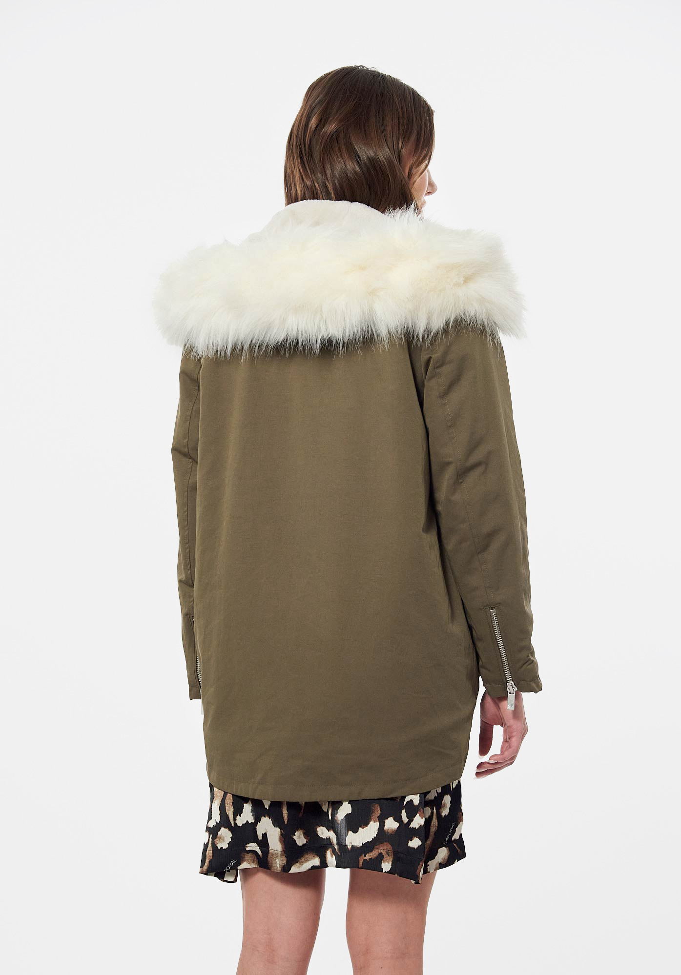 DORIS  Parka kaki Femme