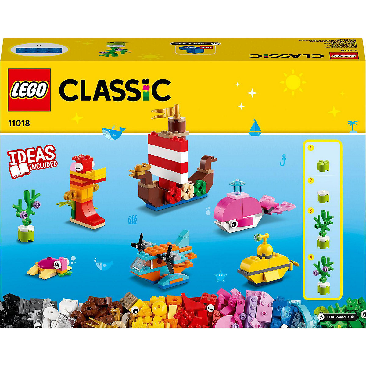 LEGO® Classic 11018 Kreativer Meeresspaß