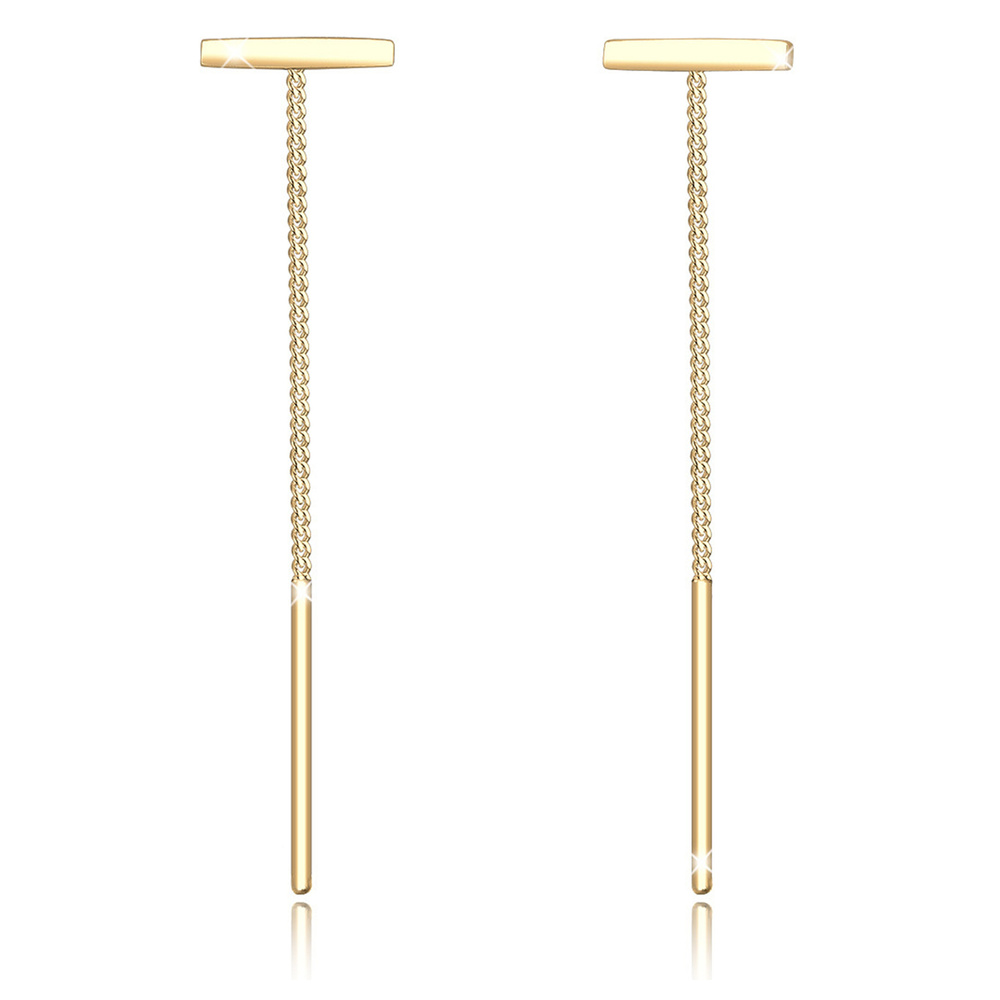 Elli Elli by Julie & Grace Boucles d'Oreilles Femme Tendance Geo Minimalisme - Argent  Boucles d'oreilles