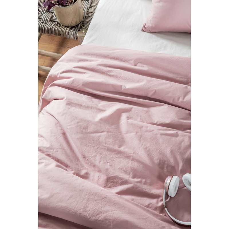Drap-housse en Percale de Coton Bio lavé 1 personne