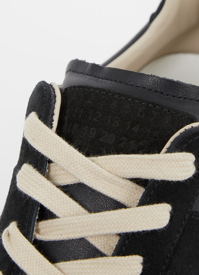 Sneakers Maison Margiela Replica in pelle di agnello con dettagli in pelle scamosciata di vitello