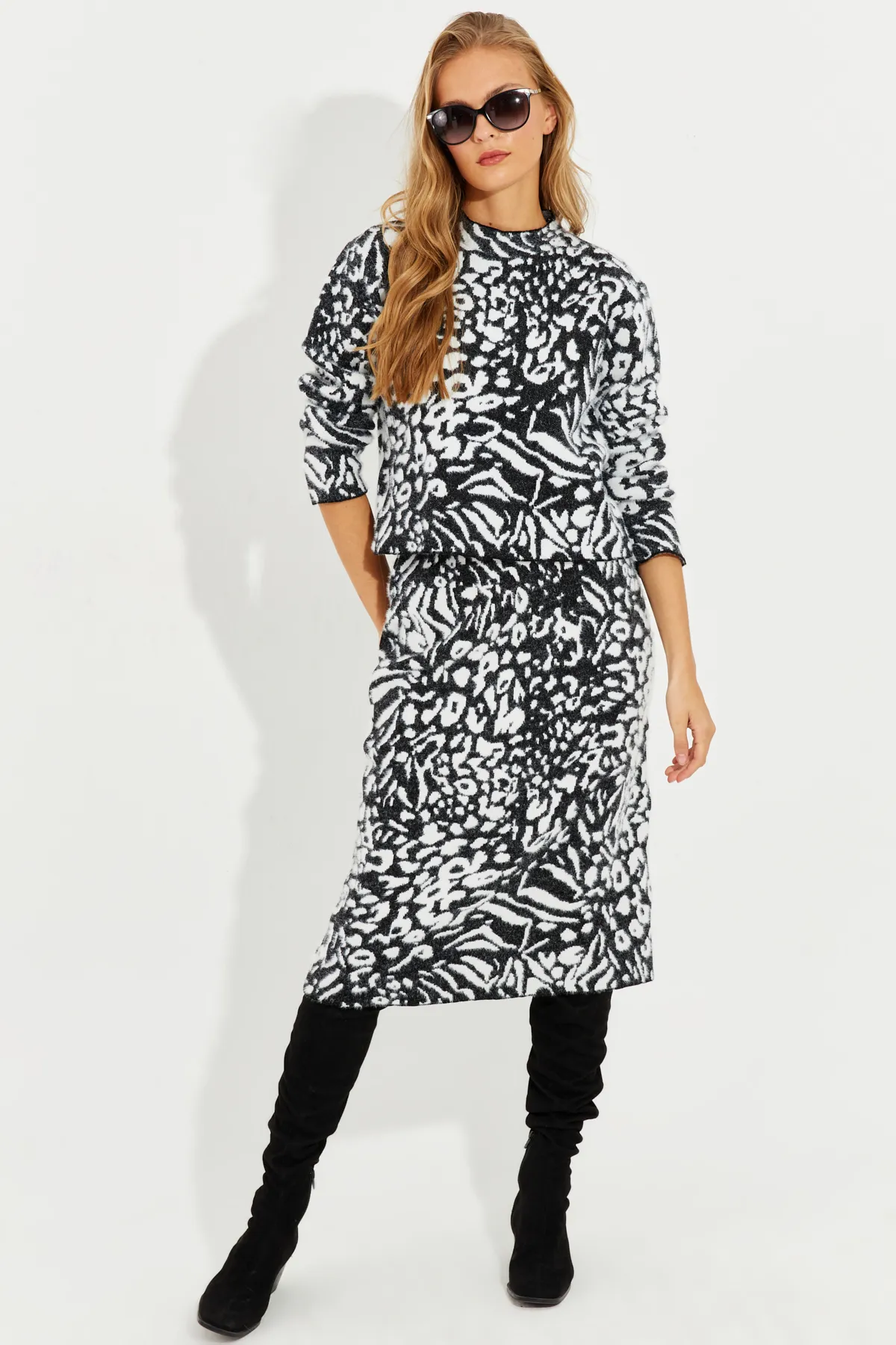 Cool & Sexy  Zweiteiler - Schwarz - Regular Fit