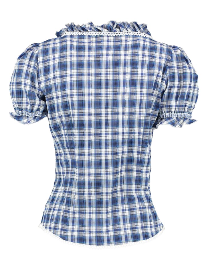 OS-Trachten Trachtenbluse Playap in kornblau günstig kaufen