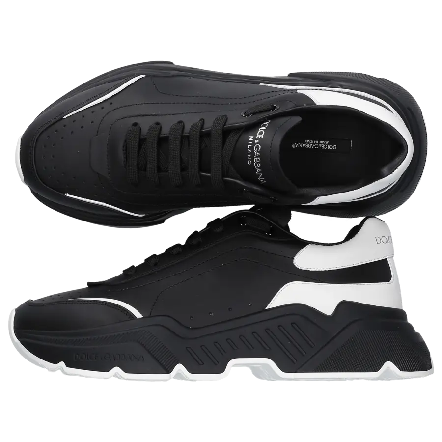 Dolce & Gabbana - Sneaker low DAYMASTER Kalbsleder - schwarz