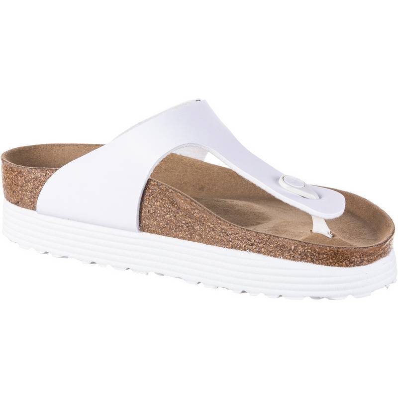 papillio Gizeh Grooved Platform BF Zehentrenner Damen