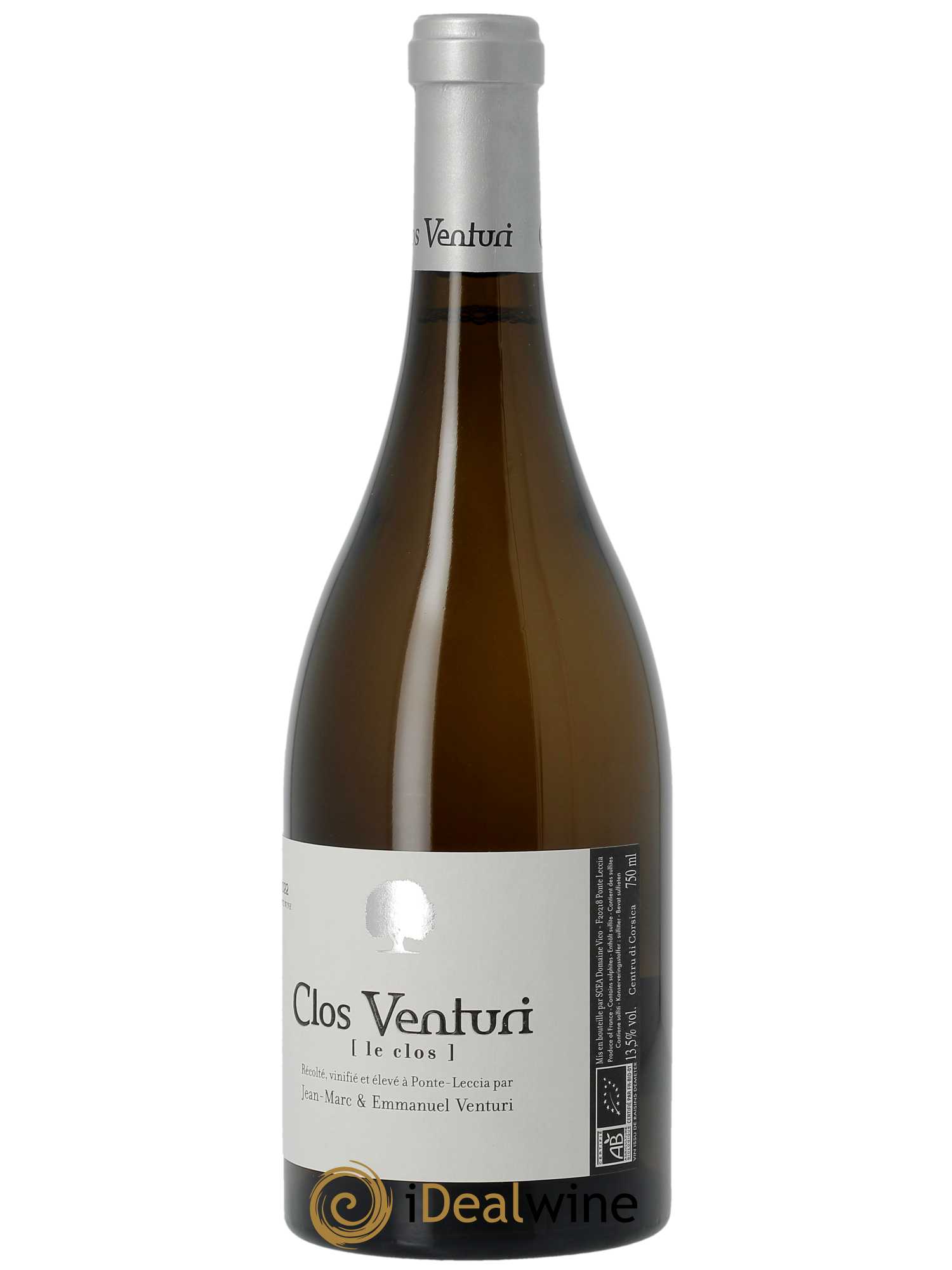 Vin de Corse Clos Venturi  2022 - Lot de 1 Bouteille