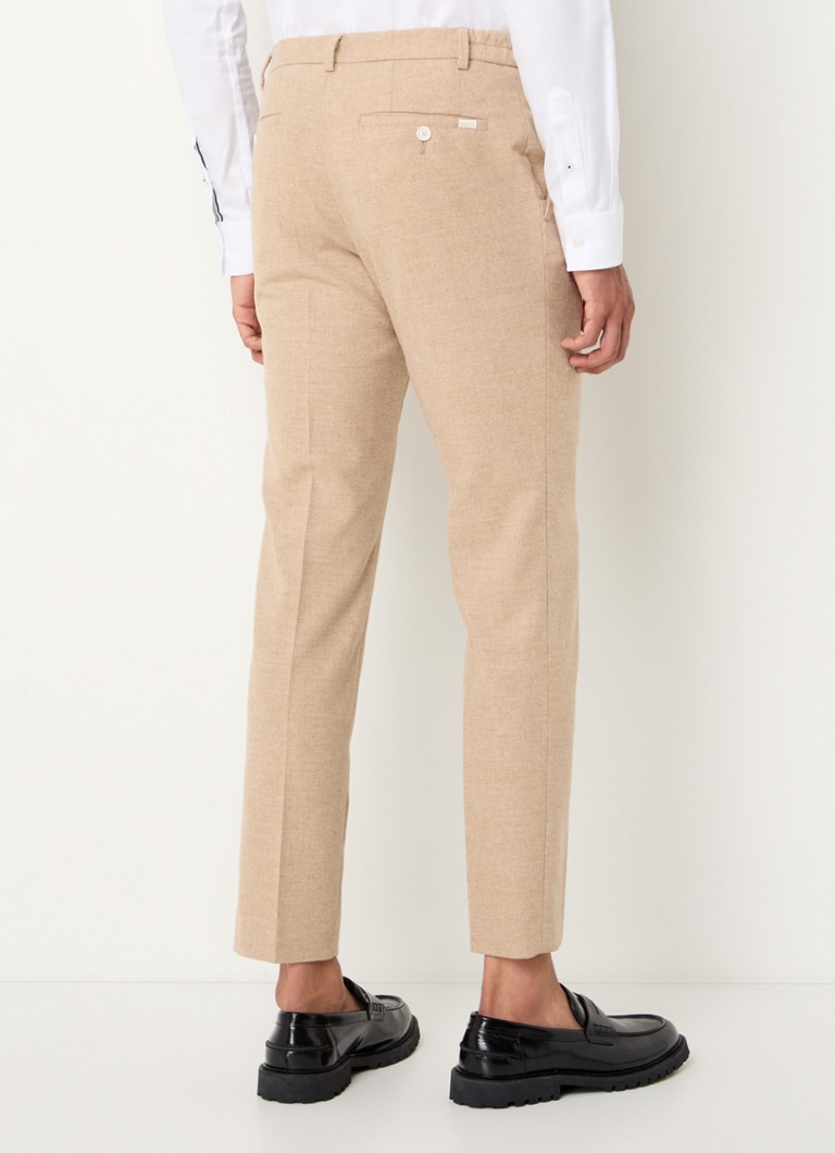 Pantalón HUGO BOSS P-Genius slim fit vo farbe wolblend a steekzakken