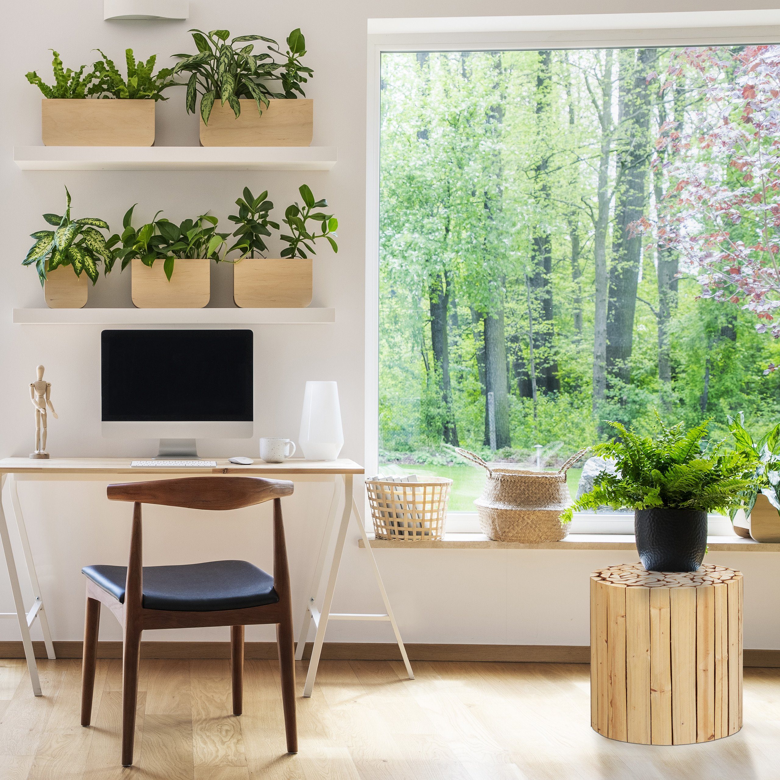relaxdays Blumenhocker Runder Blumenhocker groß