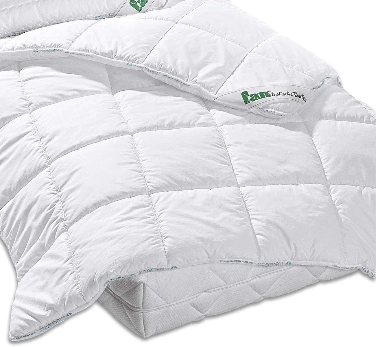 Microfaserbettdecke, Bettdecke f.a.n. Medisan, fan Schlafkomfort Exklusiv, Füllung: f.a.n. Iso-fill®, Markenfaser kochfest (100% Polyester), Bezug: 100% Baumwolle