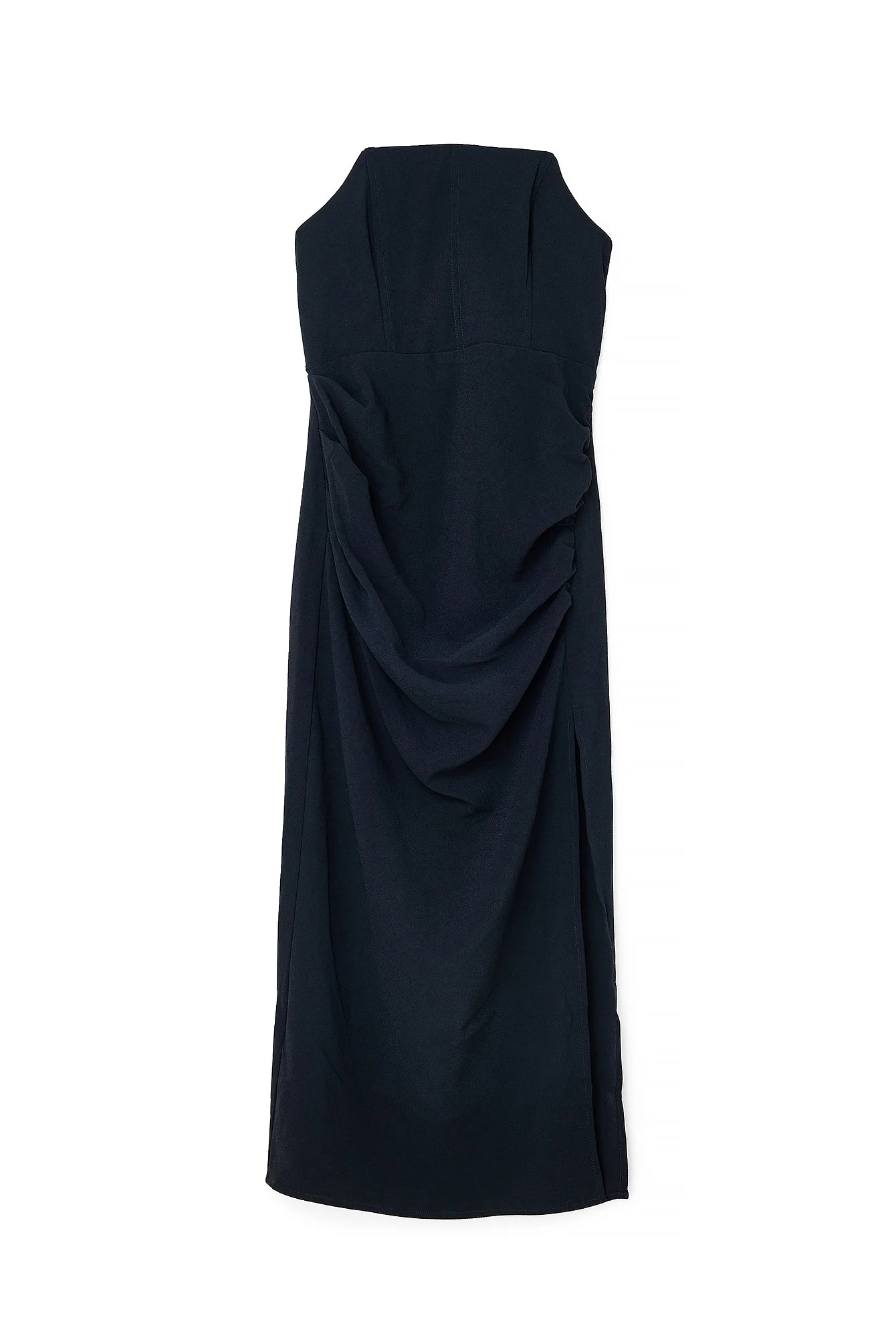 Midikleid mit Bandeau-Korsett