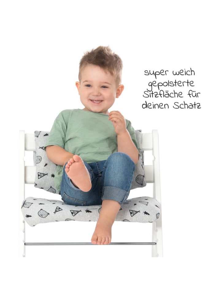 Hauck Hochstuhl Alpha Plus White - im Sparset inkl. in weiss,schwarz günstig kaufen onesize