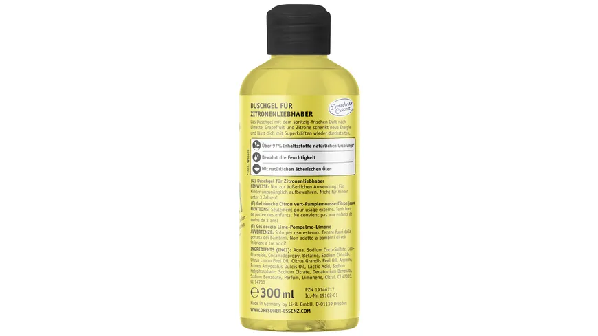 DEins Duschgel easy peasy lemon squeezy 300 ml