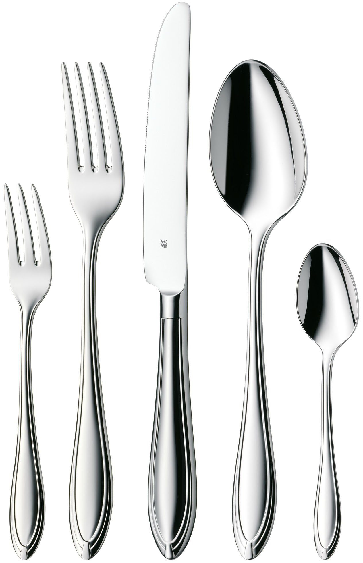 WMF Besteck-Set Verona, 30 Teile, Cromargan Edelstahl 18/10 poliert