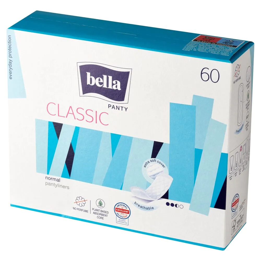 Bella Panty Classic įklotai, 60 vnt.