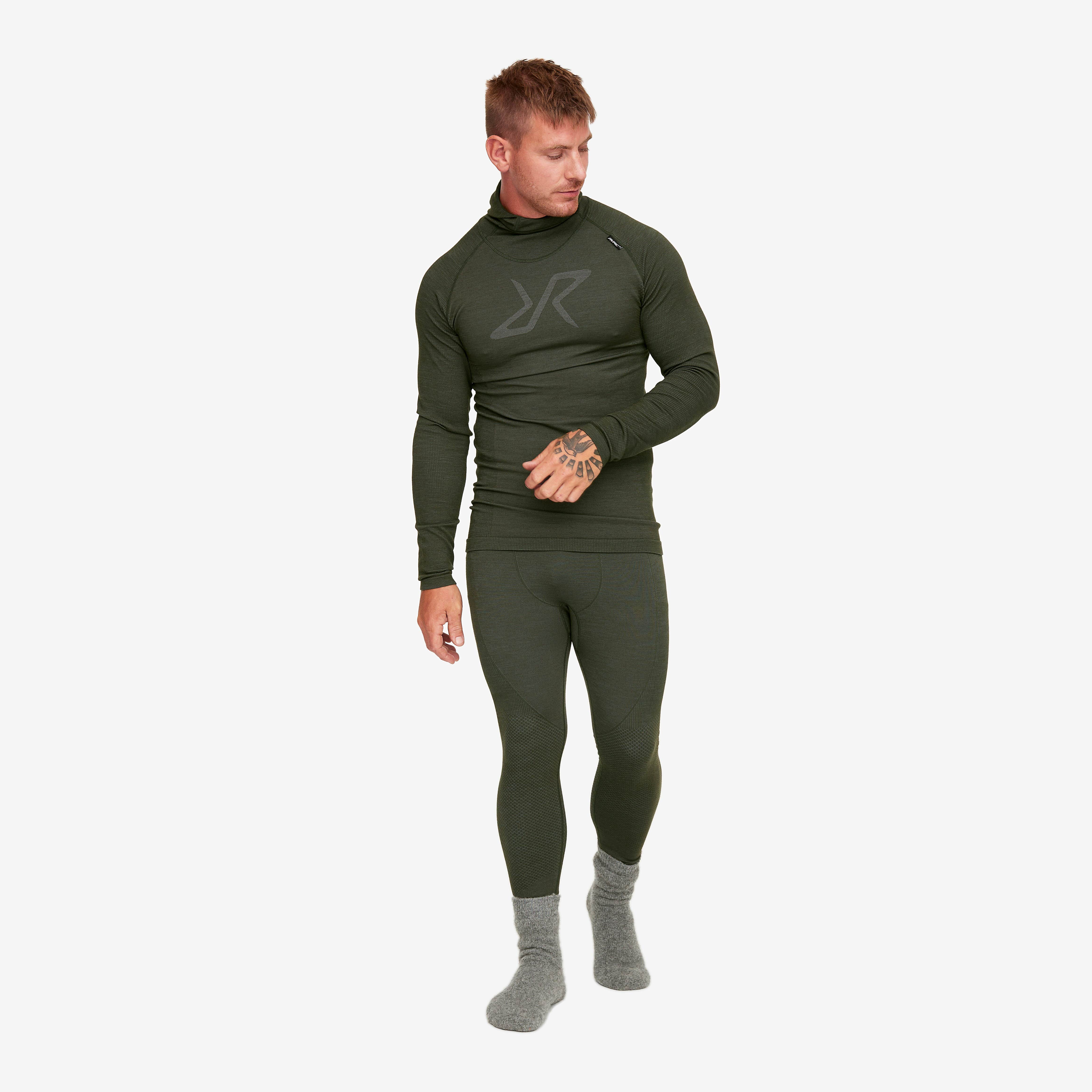 Fuse Merino Base Layer Set Homme Forest Night