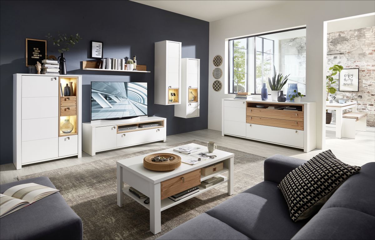 Sideboard Serpio Weiß Matt