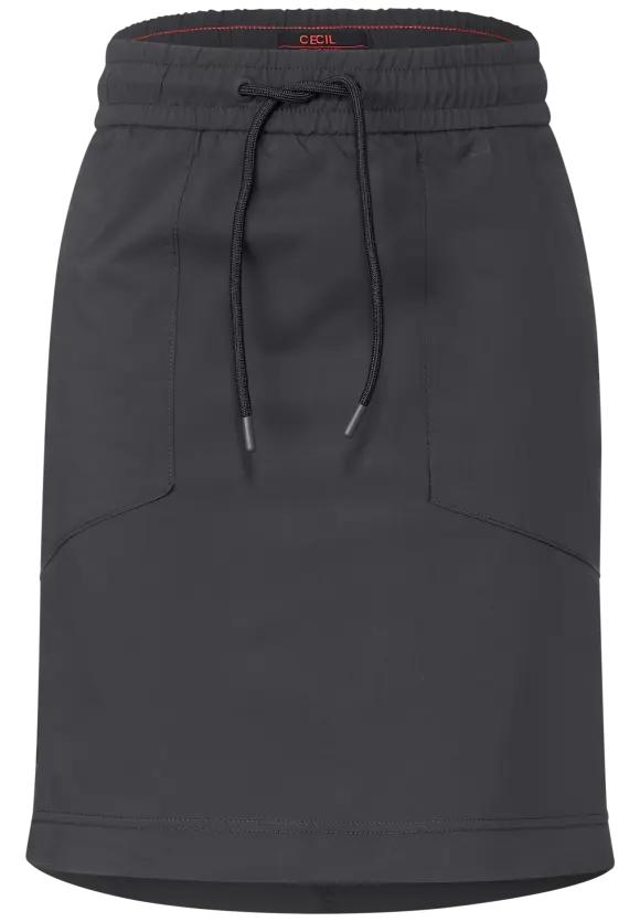 CECIL Unifarbener Rock mit Stretch