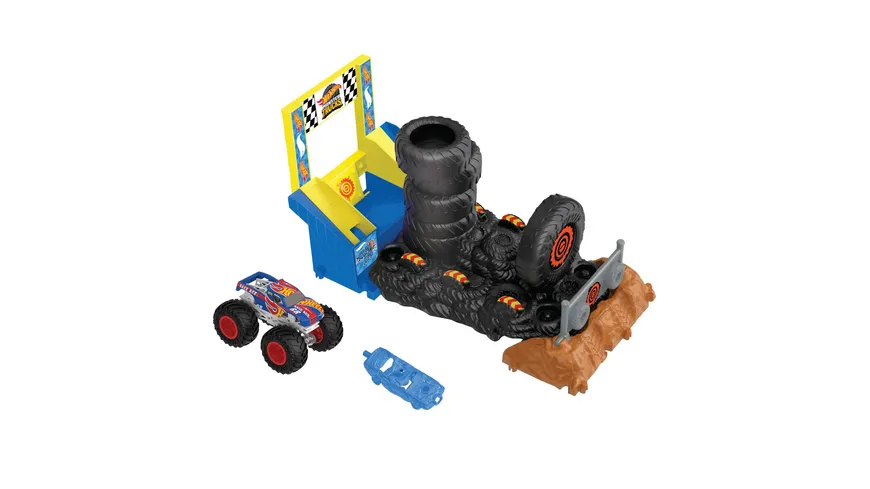 Hot Wheels Monster Trucks Arena Smashers Race Ace Smash Race-Challenge Spielset