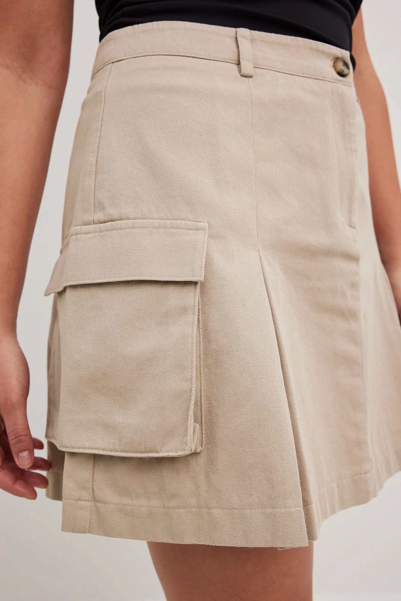 Cargo-Minirock mit mittlerer Taille