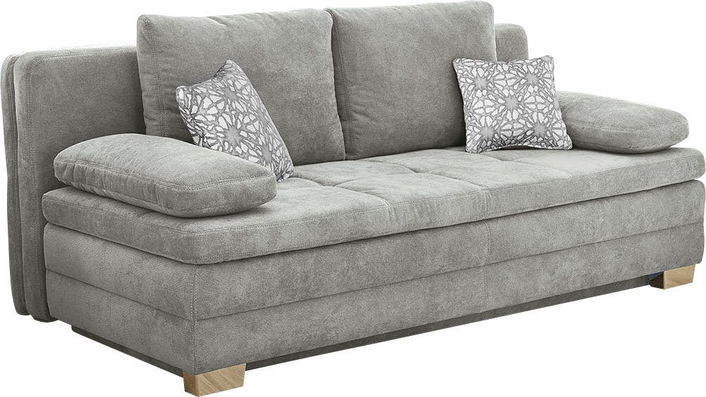Jockenhöfer Gruppe Schlafsofa Lincoln, mit Bettfunktion und Bettkasten, als Dauerschläfer geeignet