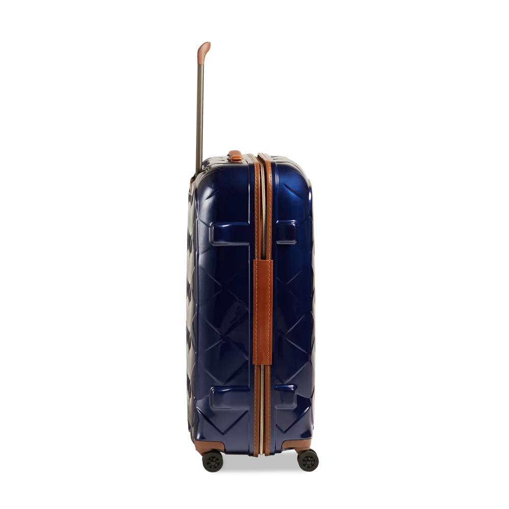 Stratic Leather&More - Hartschalen-Koffer L (bis 76cm) - blue