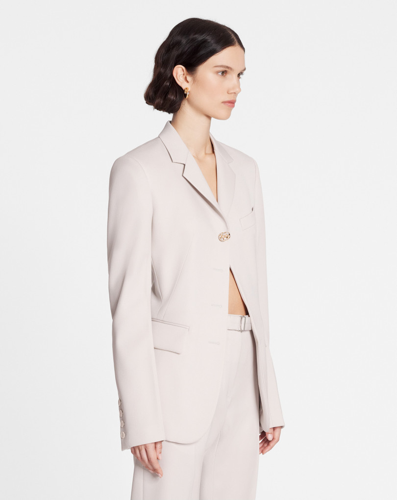 VESTE CINTRÉE A BOUTONNAGE SIMPLE
