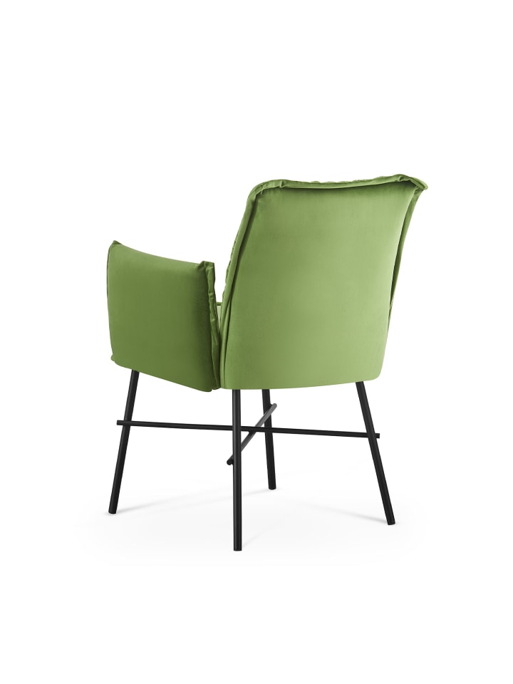 B&D Home Esszimmerstuhl JÜRGEN in Grün - (B)63 x (H)84 x (T)63 cm günstig kaufen onesize
