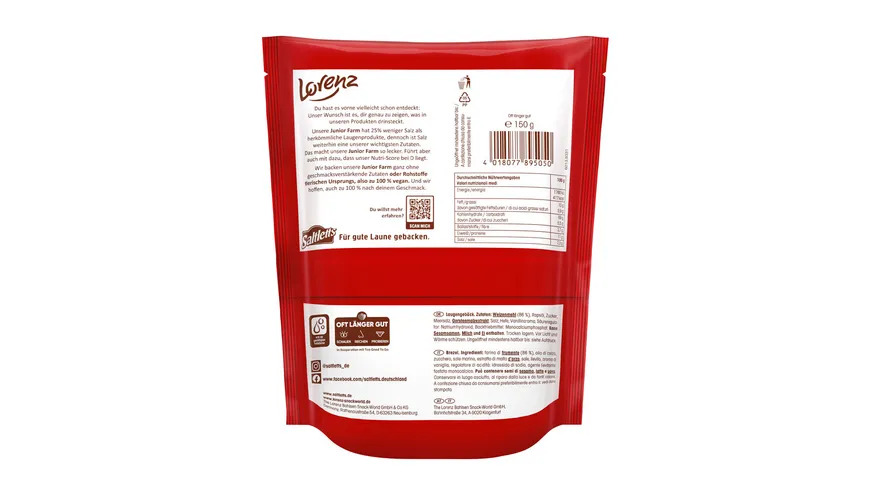 Lorenz Saltlettes Junior Farm 150 g