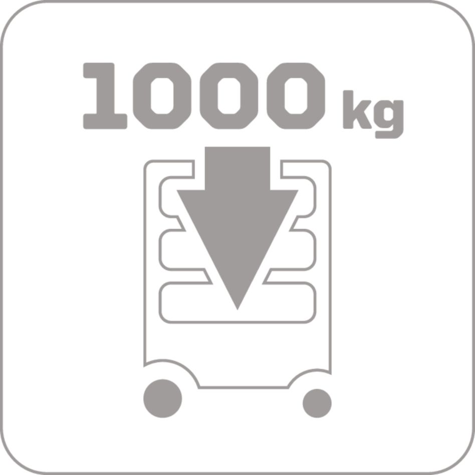 Gedore 3437515 2005 XL 0221 Verktøyvogn XL med 5 skuffer