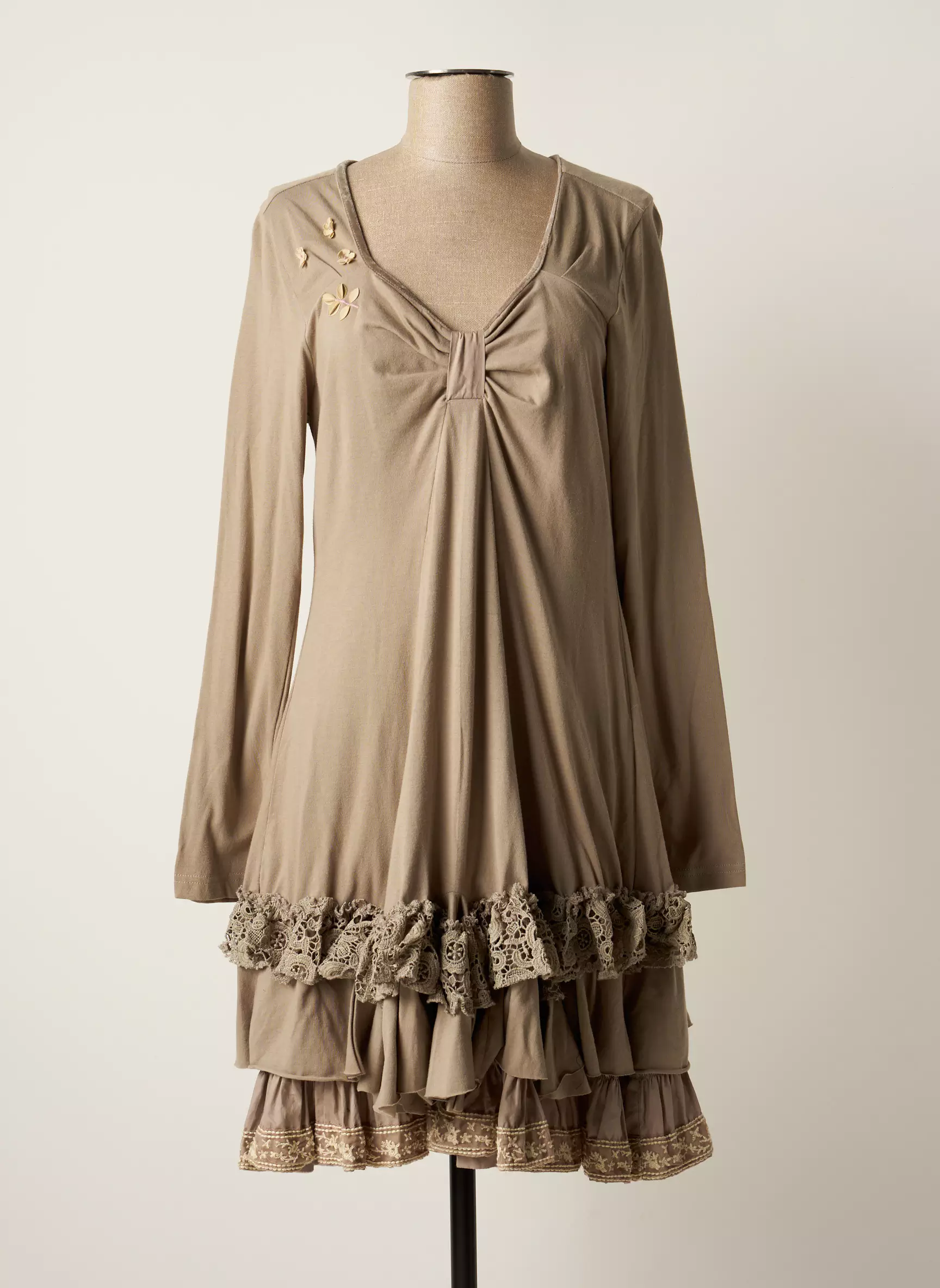 Rhum Raisin Robes Mi Longues Femme couleur vert
