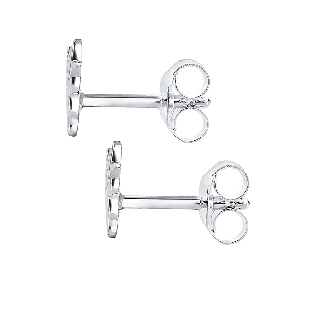 Elli Elli Boucles d'Oreilles Femmes Motif Cerf Ludique en Argent Sterling 925 Boucles d'oreilles