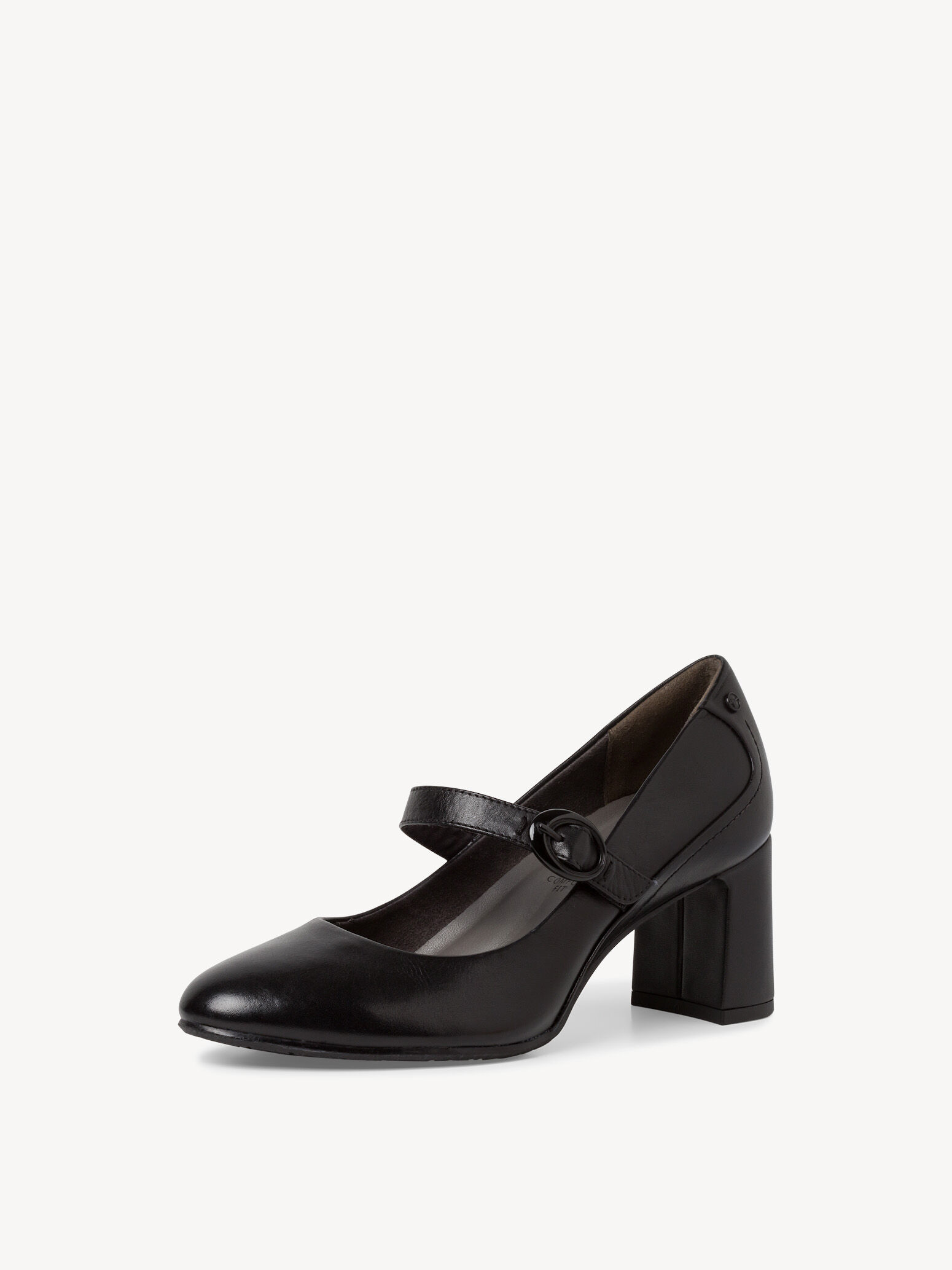Escarpin en cuir - noir