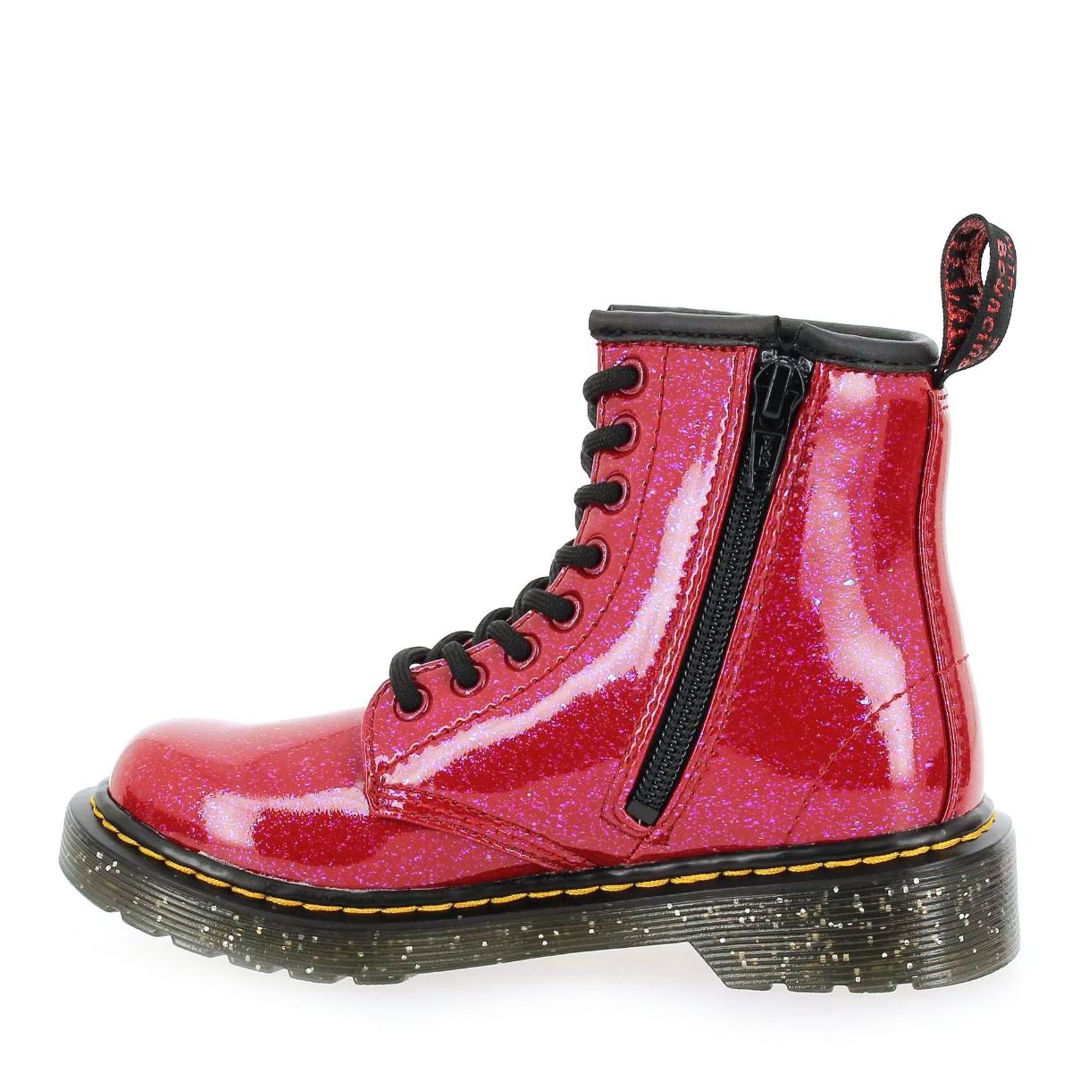 Dr Martens  1460 COSMIC GLITTER - Rouge Brillant