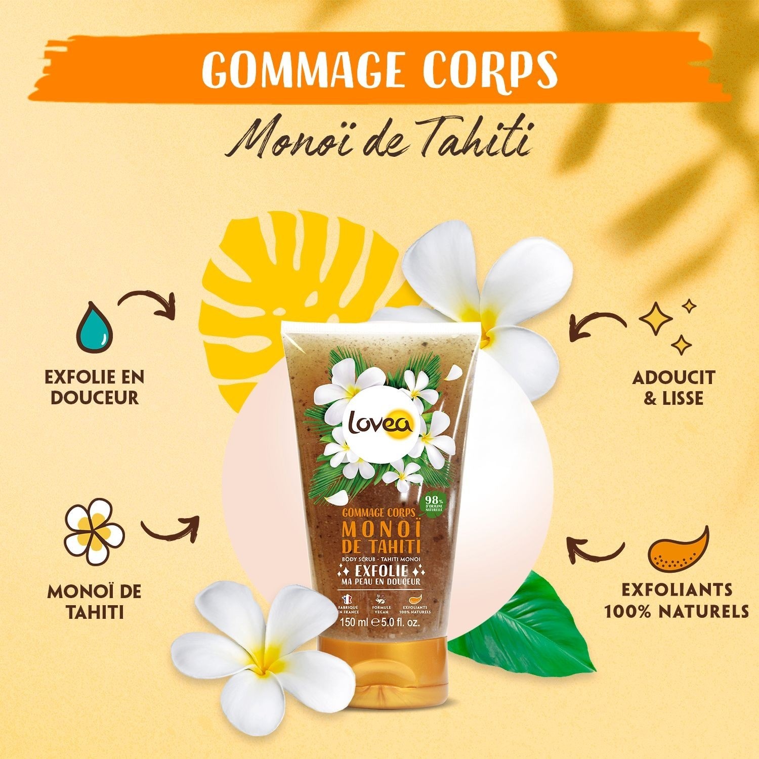Lovea Tahitian Monoi Body Scrub