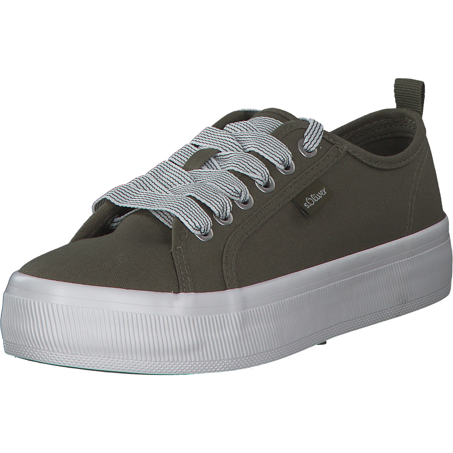 s. Oliver 23618, Sneakers Low, Damen, Grün