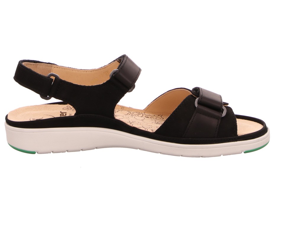 GANTER Komfort Sandalen schwarz