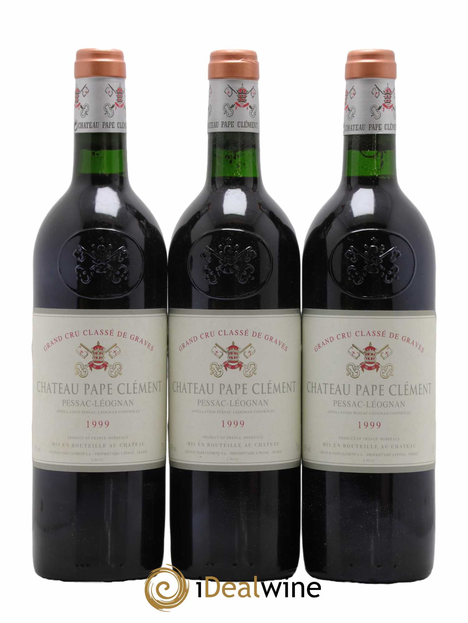 Château Pape Clément Cru Classé de Graves  1999 - Lot de 12 Bouteilles