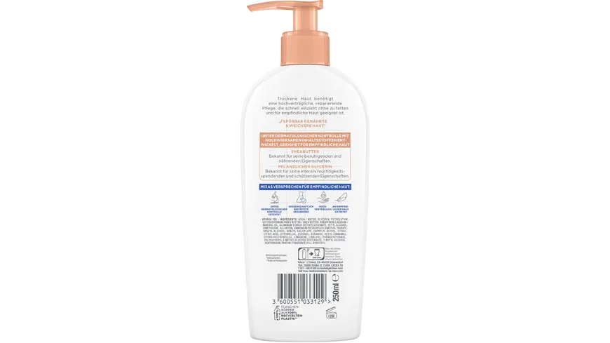 Mixa Shea ultra soft Body Milk 250 ml