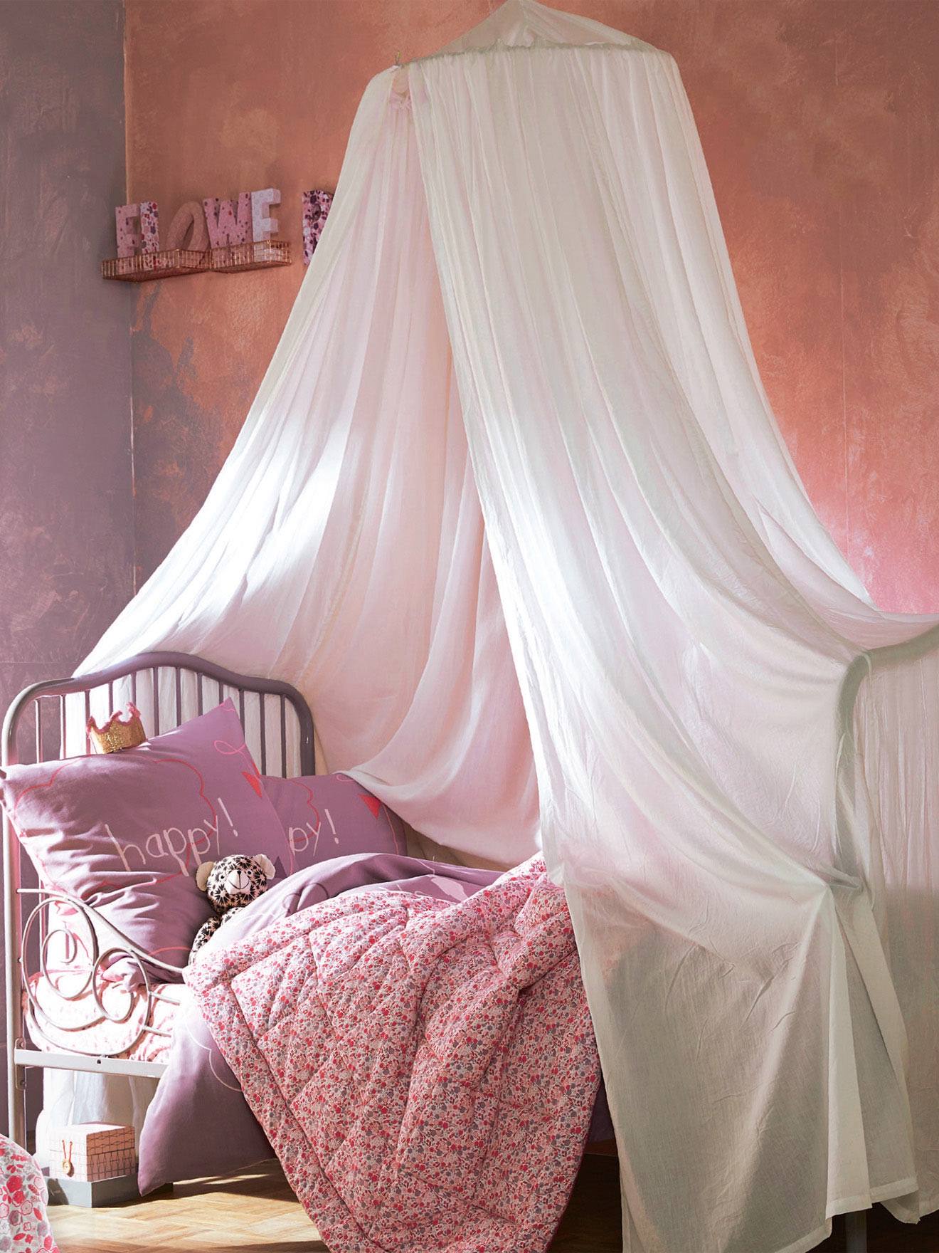 Ciel de lit Cocoon blanc
