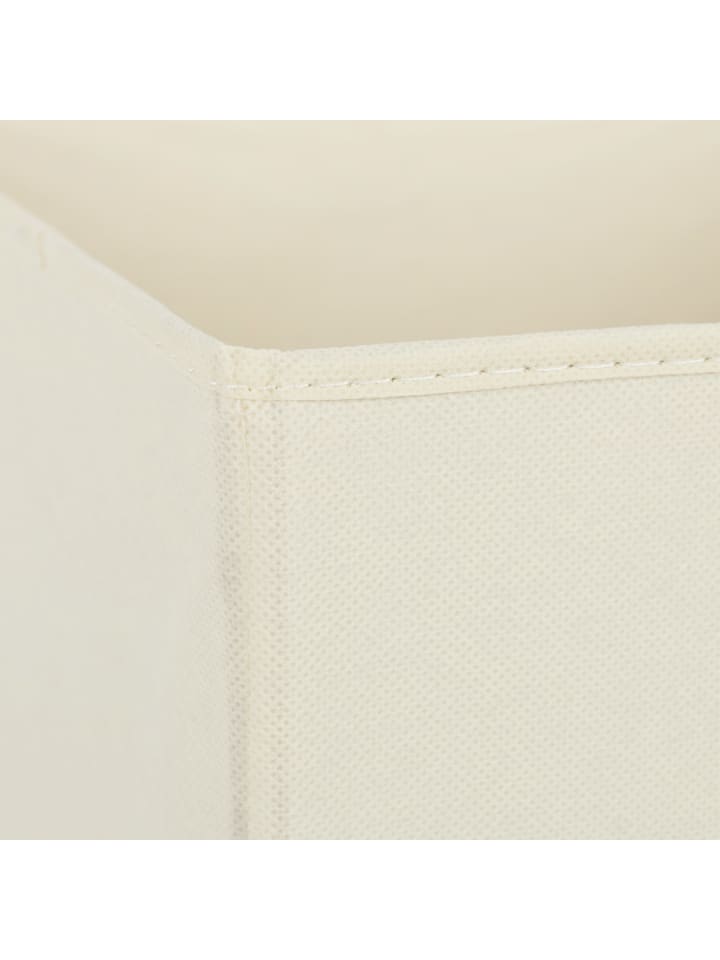 relaxdays 2x Aufbewahrungsbox in Beige - 30 cm günstig kaufen onesize