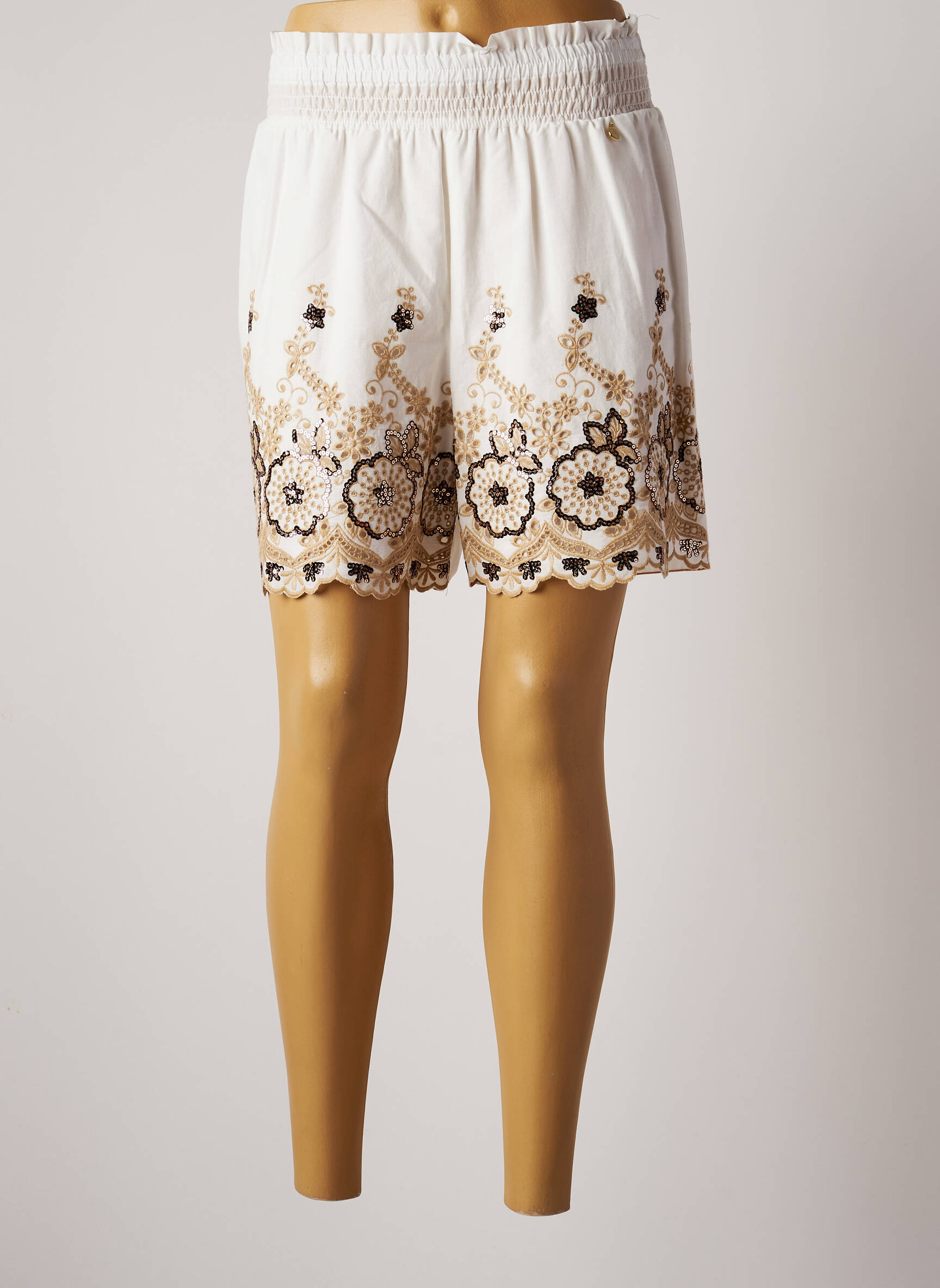 Rinascimento Shorts 1 Femme couleur blanc