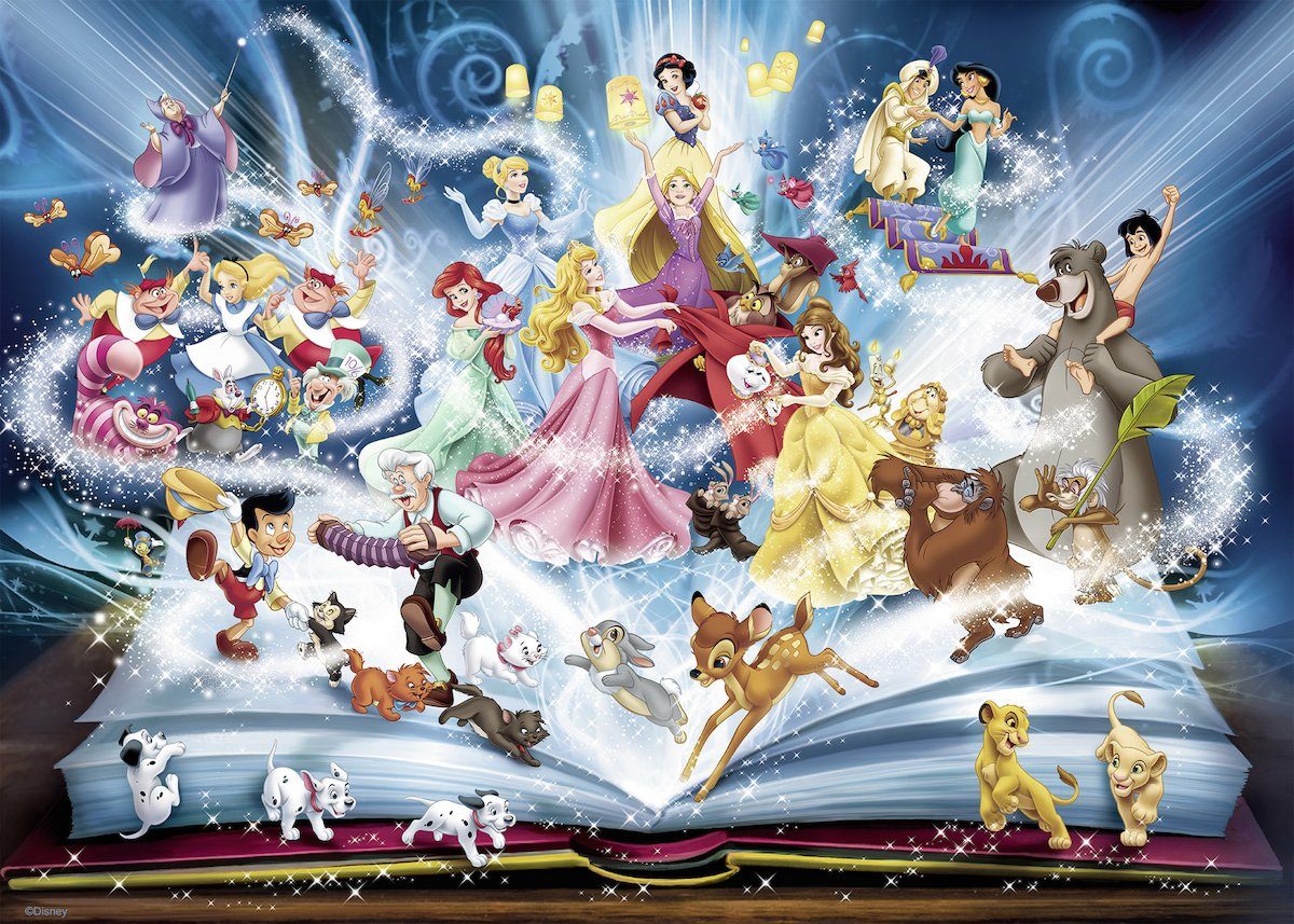 Ravensburger Puzzle 's magisches Märchenbuch, 1500 Puzzleteile, Made in Germany, FSC® - schützt Wald - weltweit