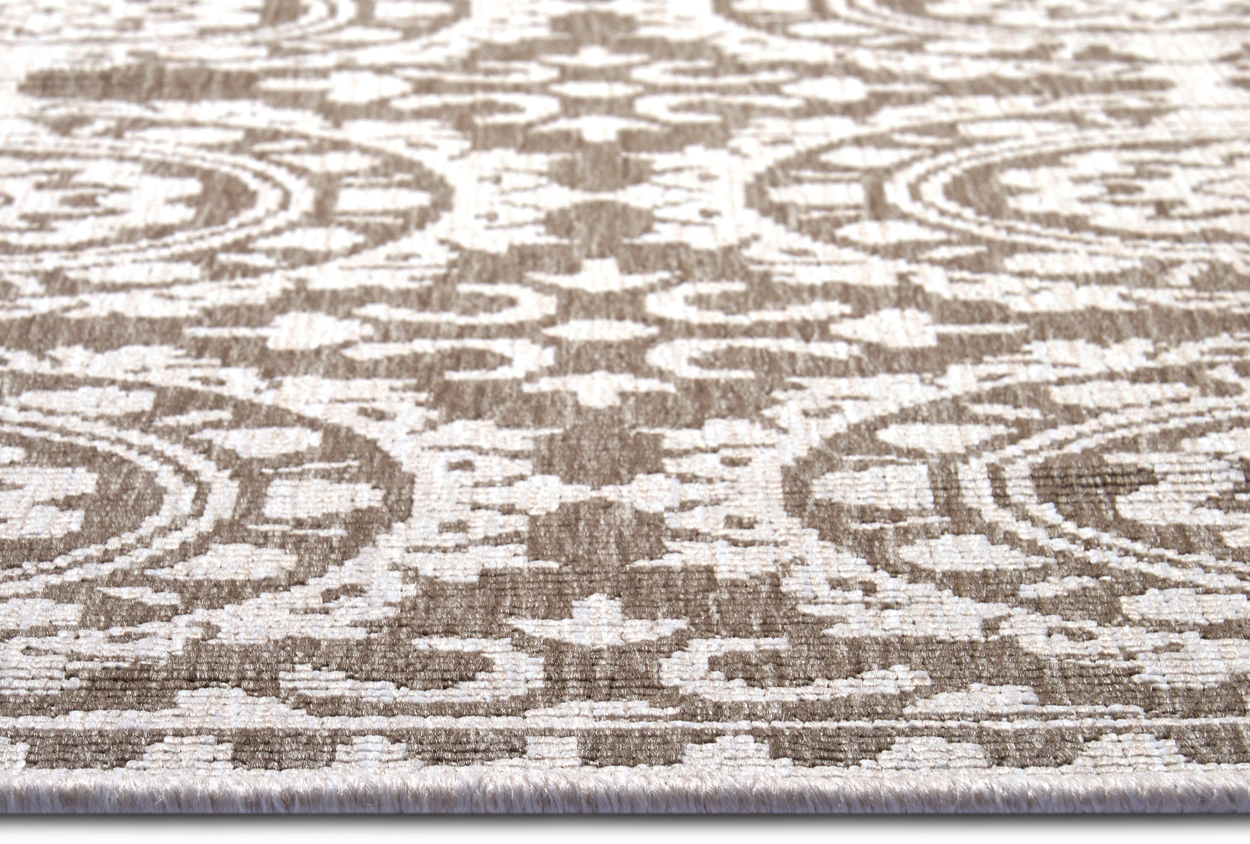Läufer Jardin, NORTHRUGS, rechteckig, Höhe: 5 mm, Wendeteppich, In-& Outdoor, Vintage, Balkon, Garten, Wohnzimmer, Flur